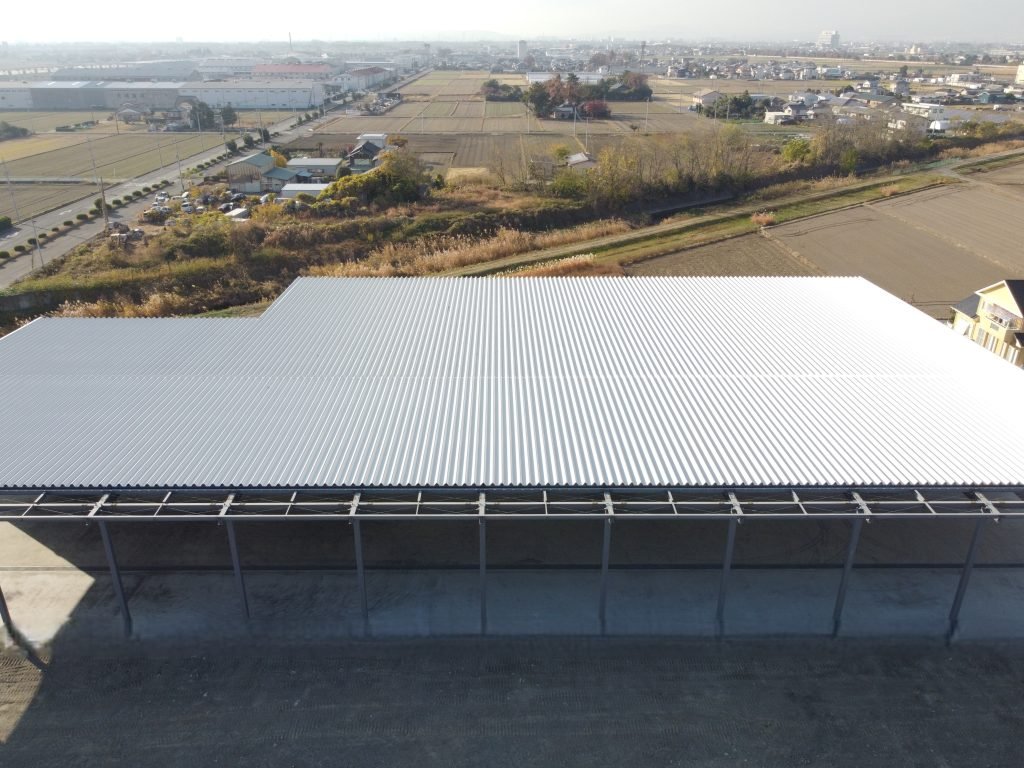 玉村町藤川倉庫荷降し場新築工事